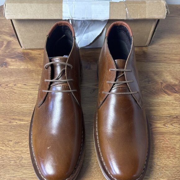Steve Madden Mens Harken-247 Cognac Leather Chukka Boots Size 9 main image 7